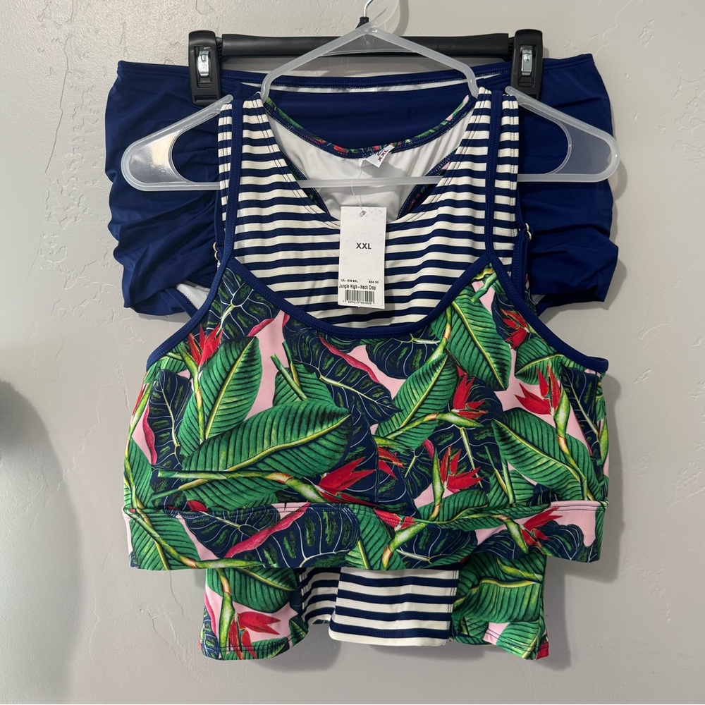 3 Piece Plus Size Swimsuit